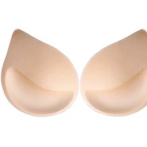 2 pieces Sponge Bra Pads Swimsuit Breast Push Up Bra Padding Chest Enhancers Bra